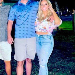 Express Floral crop top